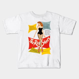 The Red Shoes Movie Poster Kids T-Shirt